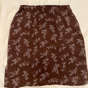 Express brown skirt